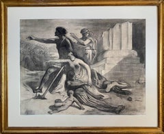 Academic master drawing: Allegorical Scene artist in Musée d'Orsay