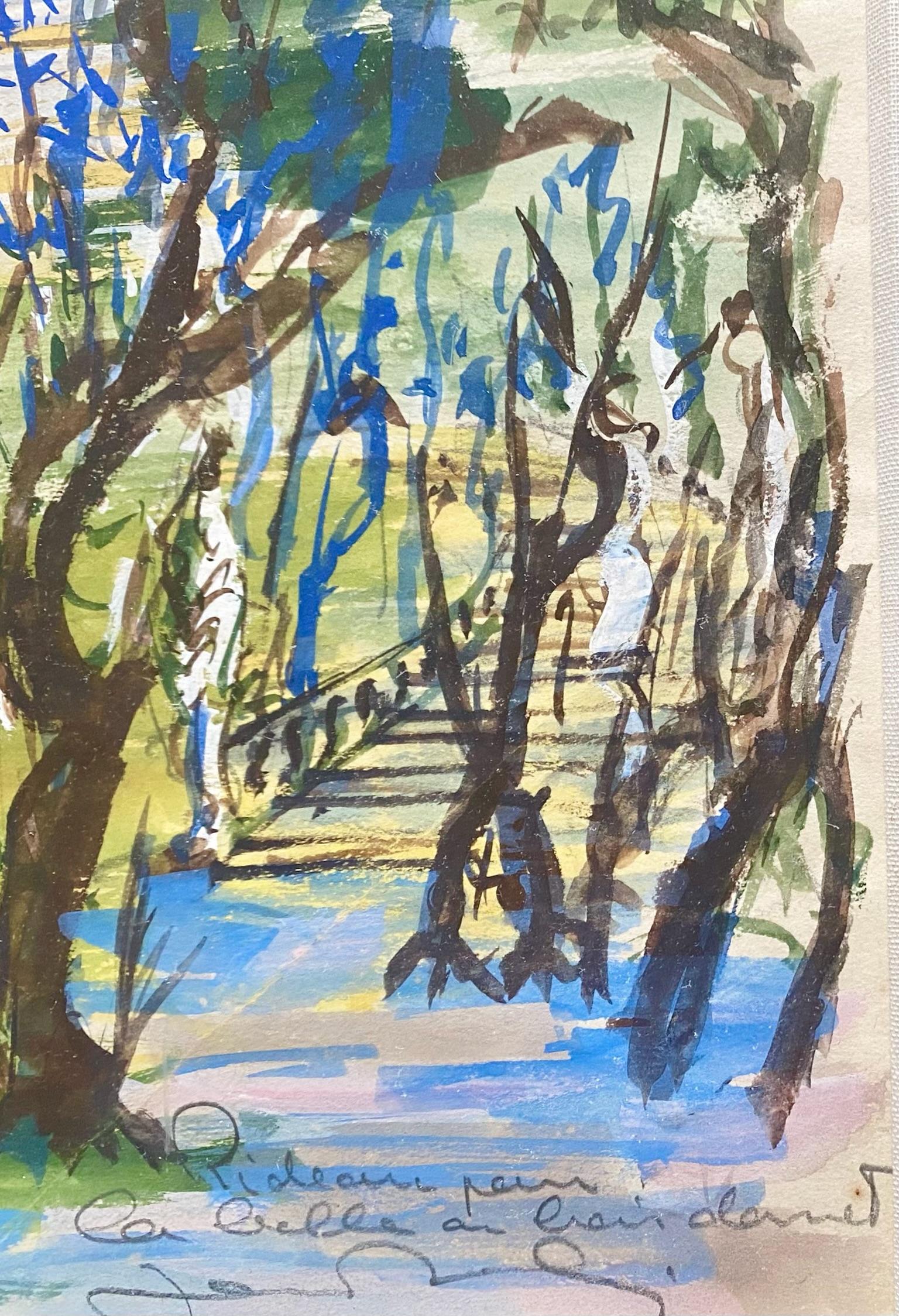 Jean Marais, a.muse de Cocteau, maître des am designs : Rideau de la Belle au bois dormant en vente 2