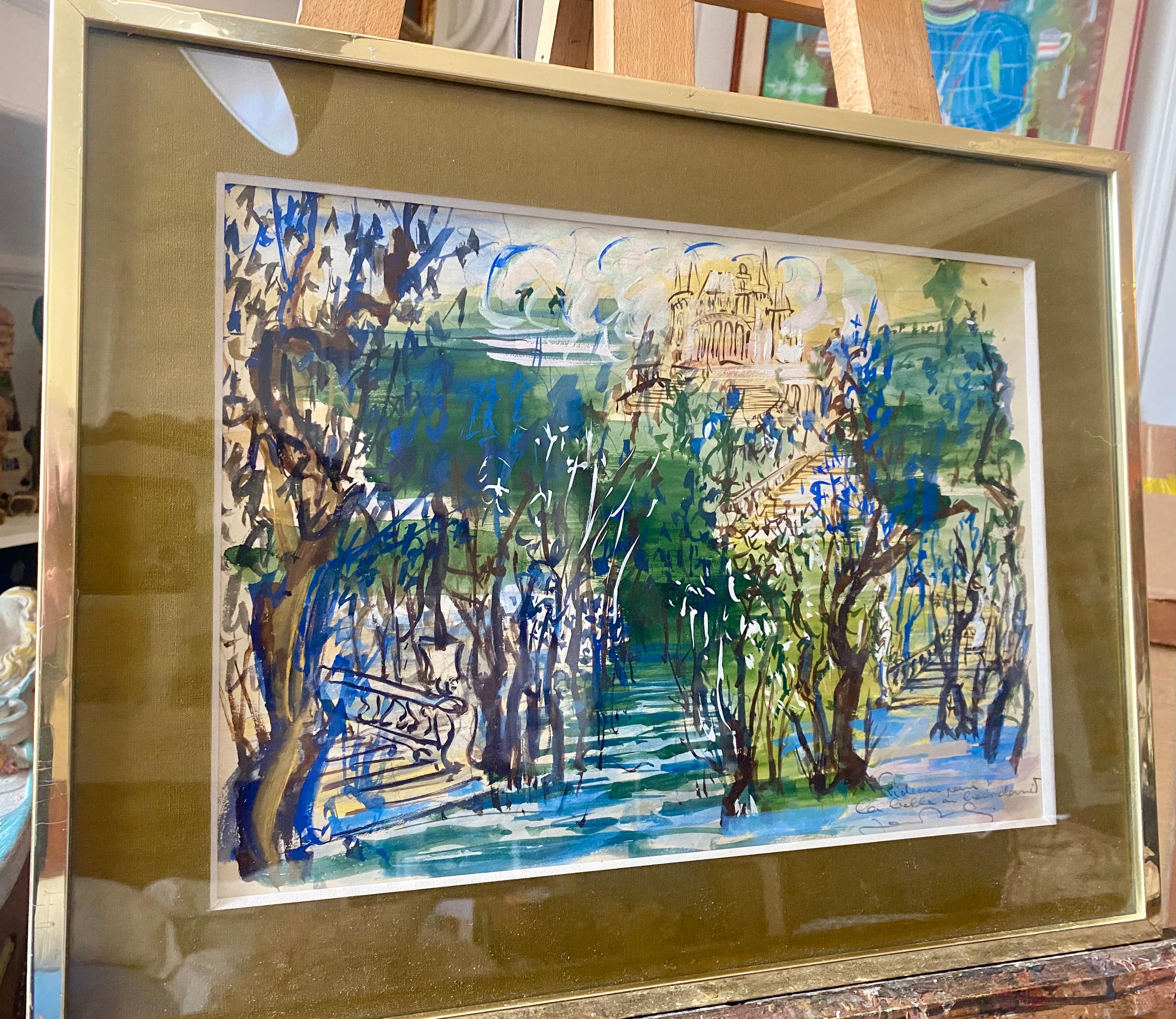 Jean Marais, a.muse de Cocteau, maître des am designs : Rideau de la Belle au bois dormant en vente 5