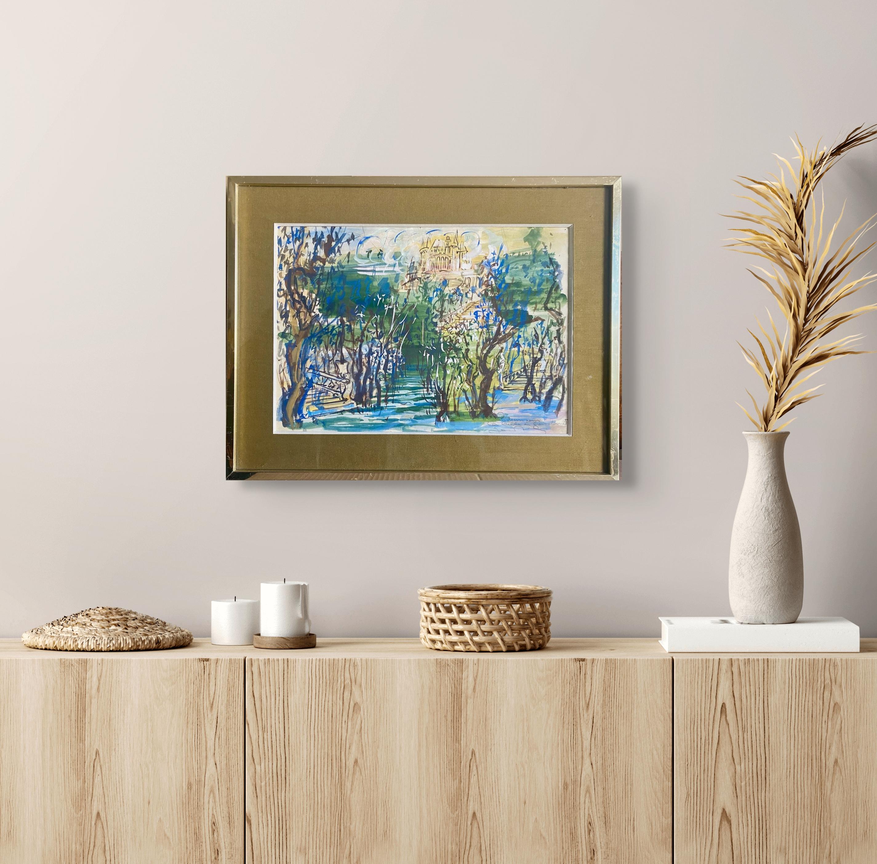 Jean Marais, a.muse de Cocteau, maître des am designs : Rideau de la Belle au bois dormant en vente 6