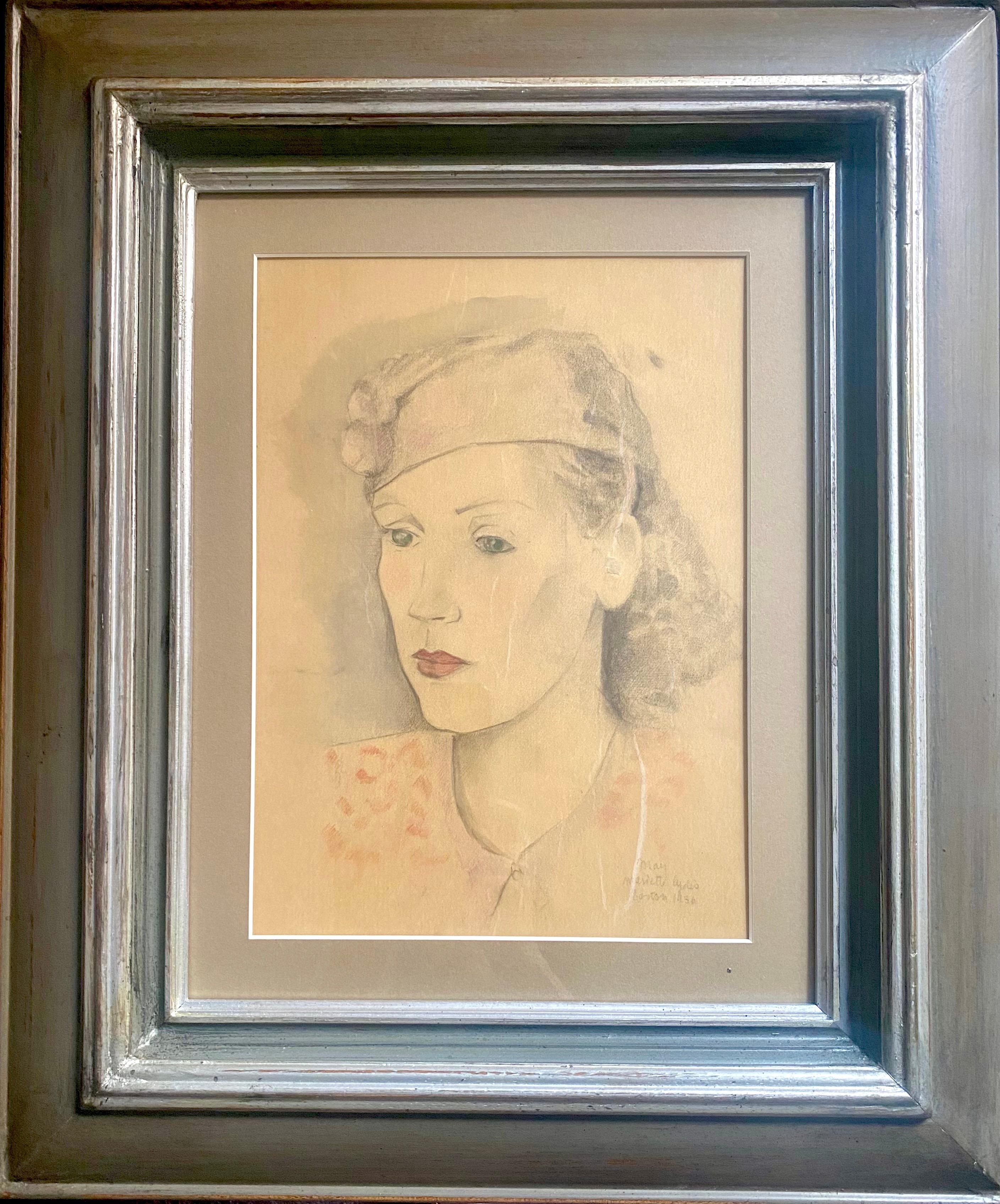 Head Drawings and Watercolor Paintings