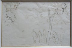 Horse Races at Ascot, Study of Horses and Riders