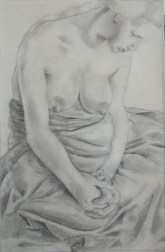 Antique Art Deco Nude - the Courtisane