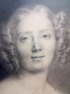 Portrait de la beauté de la société parisienne du 19ème siècle, période romantique et des années 1830