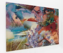 Ry David Bradley, "Hyq.>K4.", 2019, dye cotton tapestry