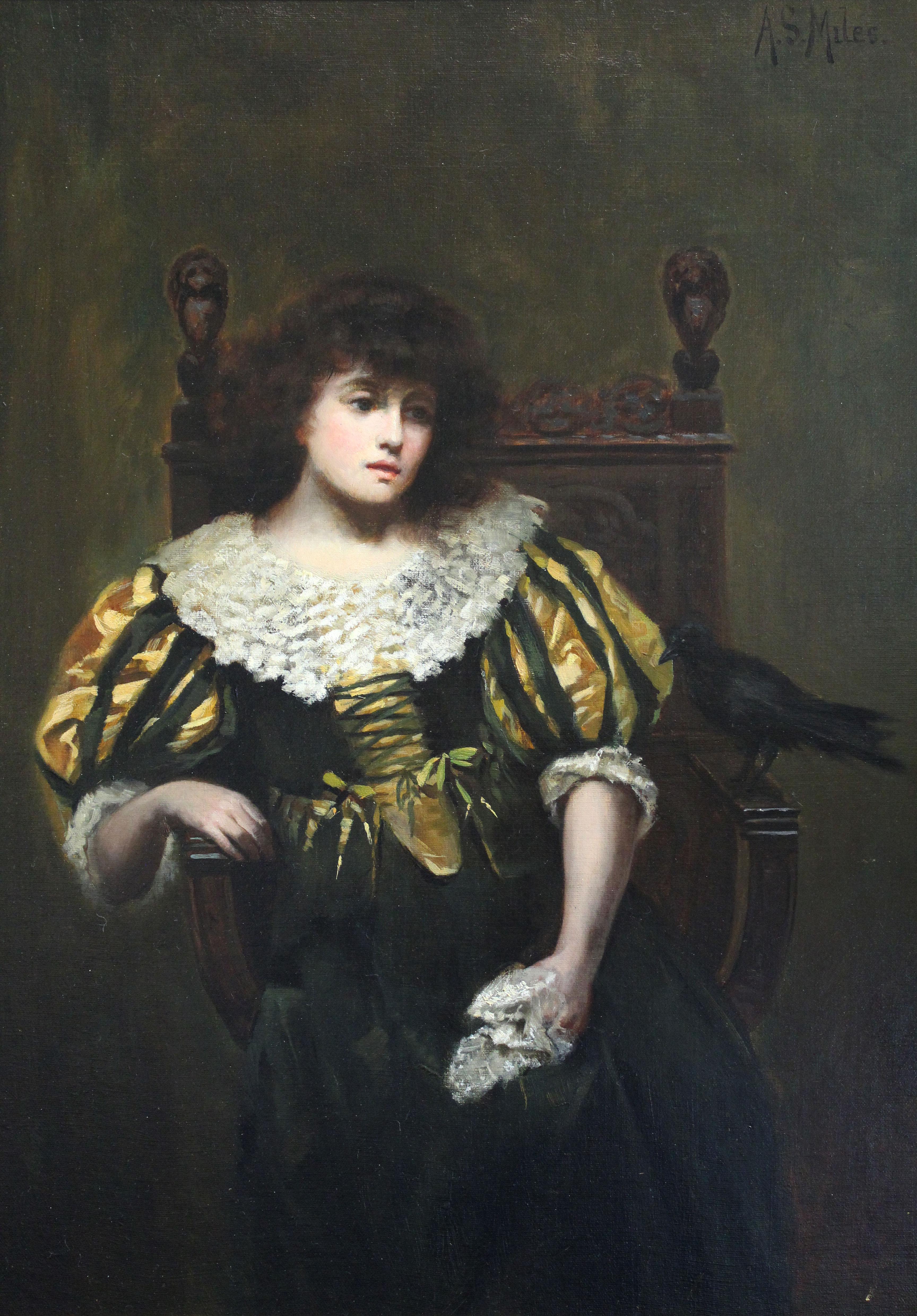 A. S. Miles Portrait Painting - Seated Woman