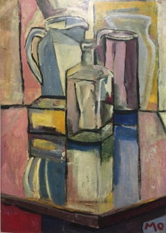 Sandor Mohy, "Cubist Still Life"