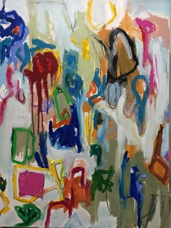 "Agora" - Grande peinture abstraite contemporaine