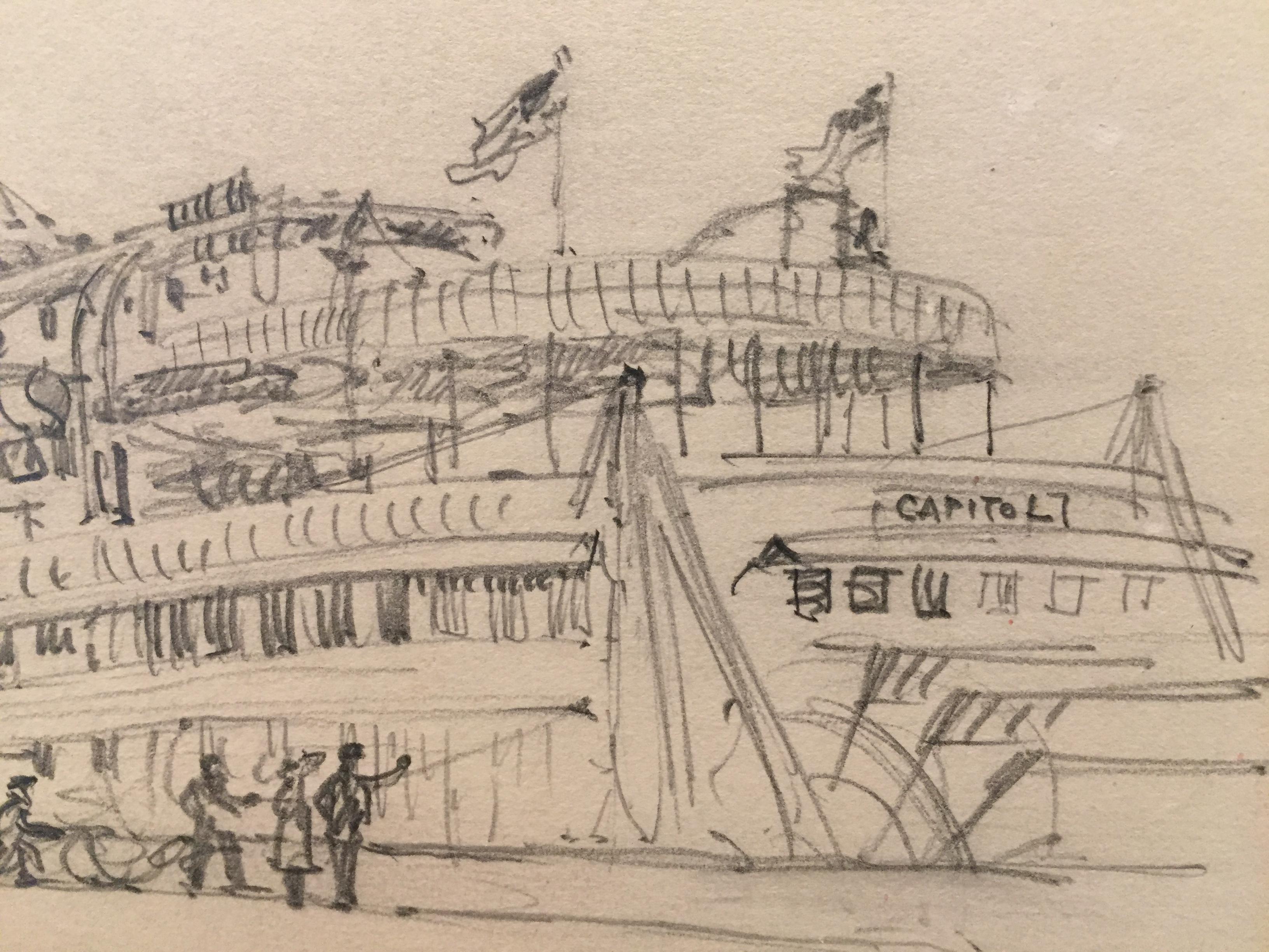 riverboat drawing