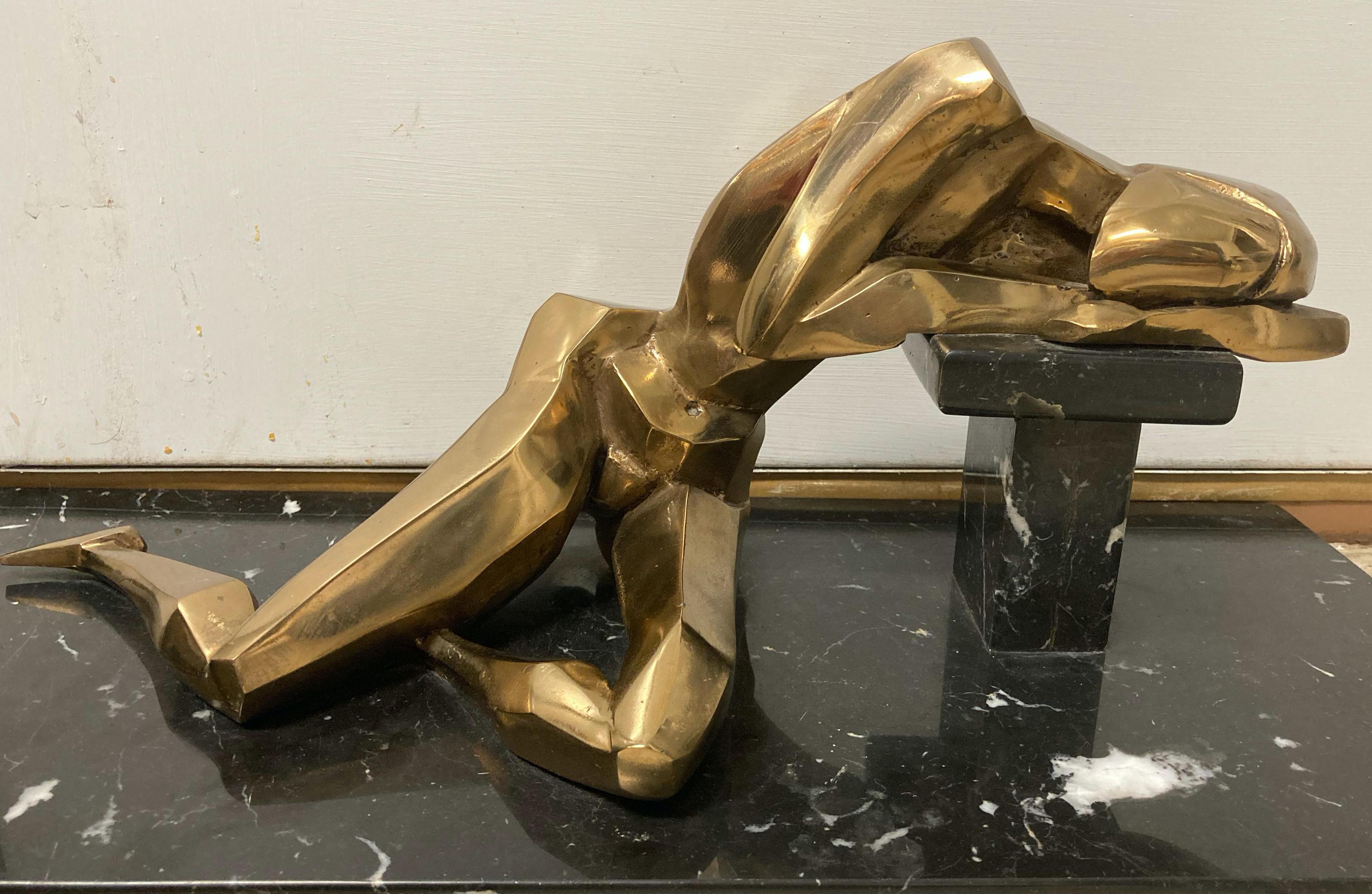 Sandra Zahn Oreck Nude Sculpture - Amanda