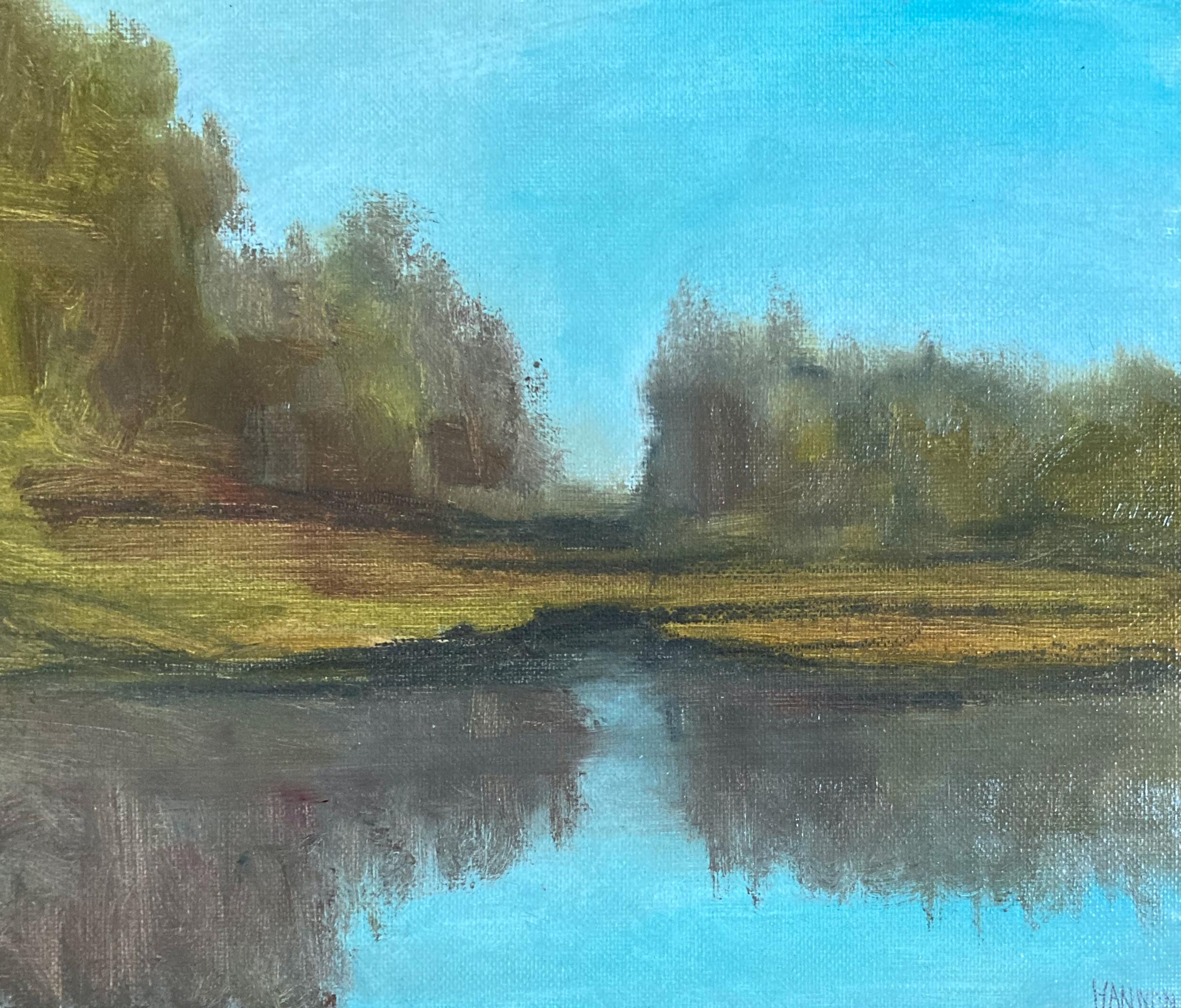 Brant Hannan Landscape Painting - "River Back Creek, Scituate, Massachusetts" Contemporary Impressionist Landscape