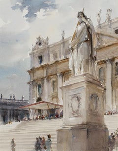 Landscape Drawings and Watercolors