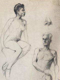 Figure Drawings  (Pencil Drawings on Paper)