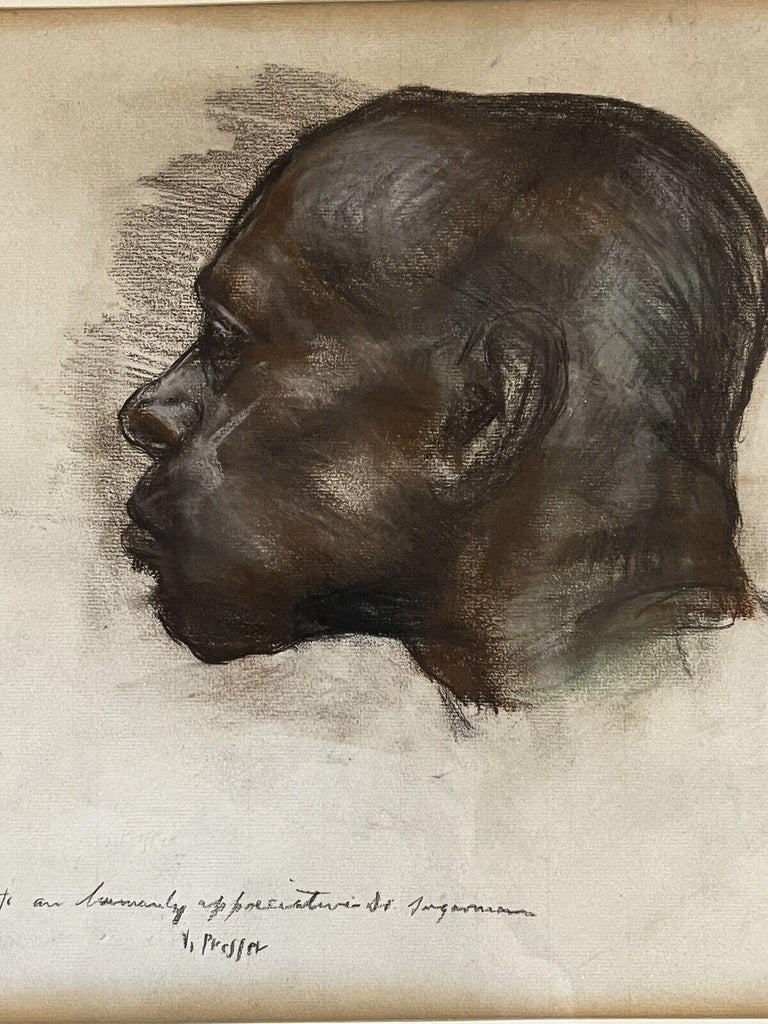 Josef Presser Head of a Man (Artist in Met, Whitney, Uffizi, Art Inst