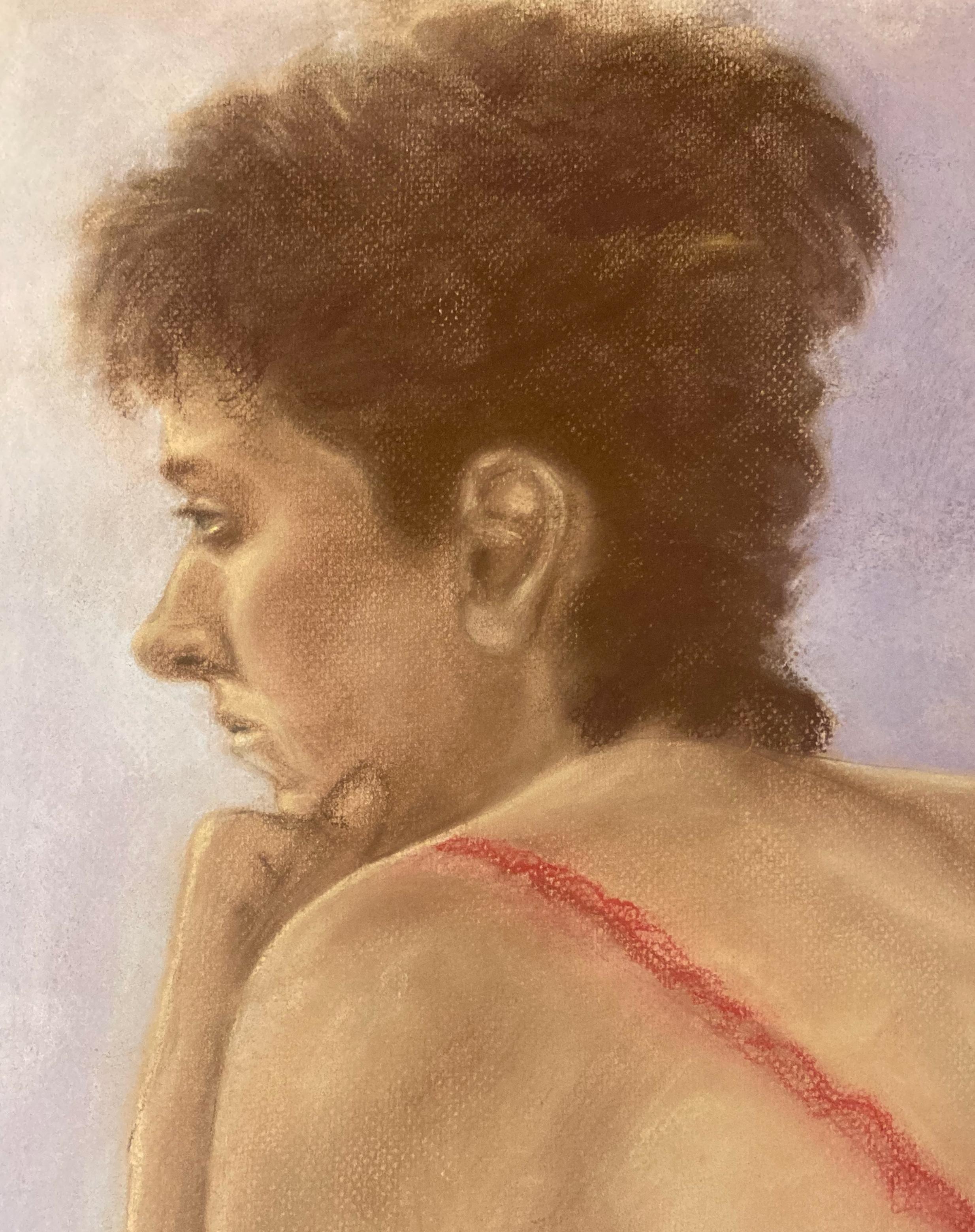 Tabitha's Regret (Original Pastel Drawing) - Contemporary Art by Unknown