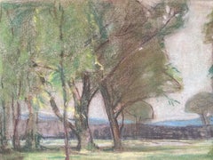 Trees in a Landscape (New Orleans, Southern States Art League, WPA, b. 1905)