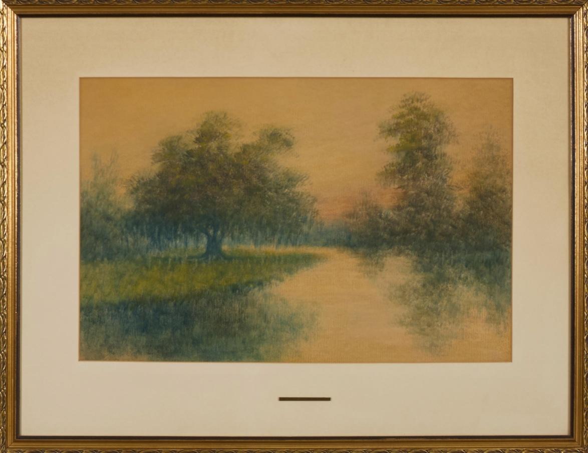 A painting by iconic Louisiana painter Alexander Drysdale, in his classic style, with fine definition rather than washed-out as some can be. As you probably know if you clicked on this, Drysdales grace the mantels of many of New Orleans' nicest