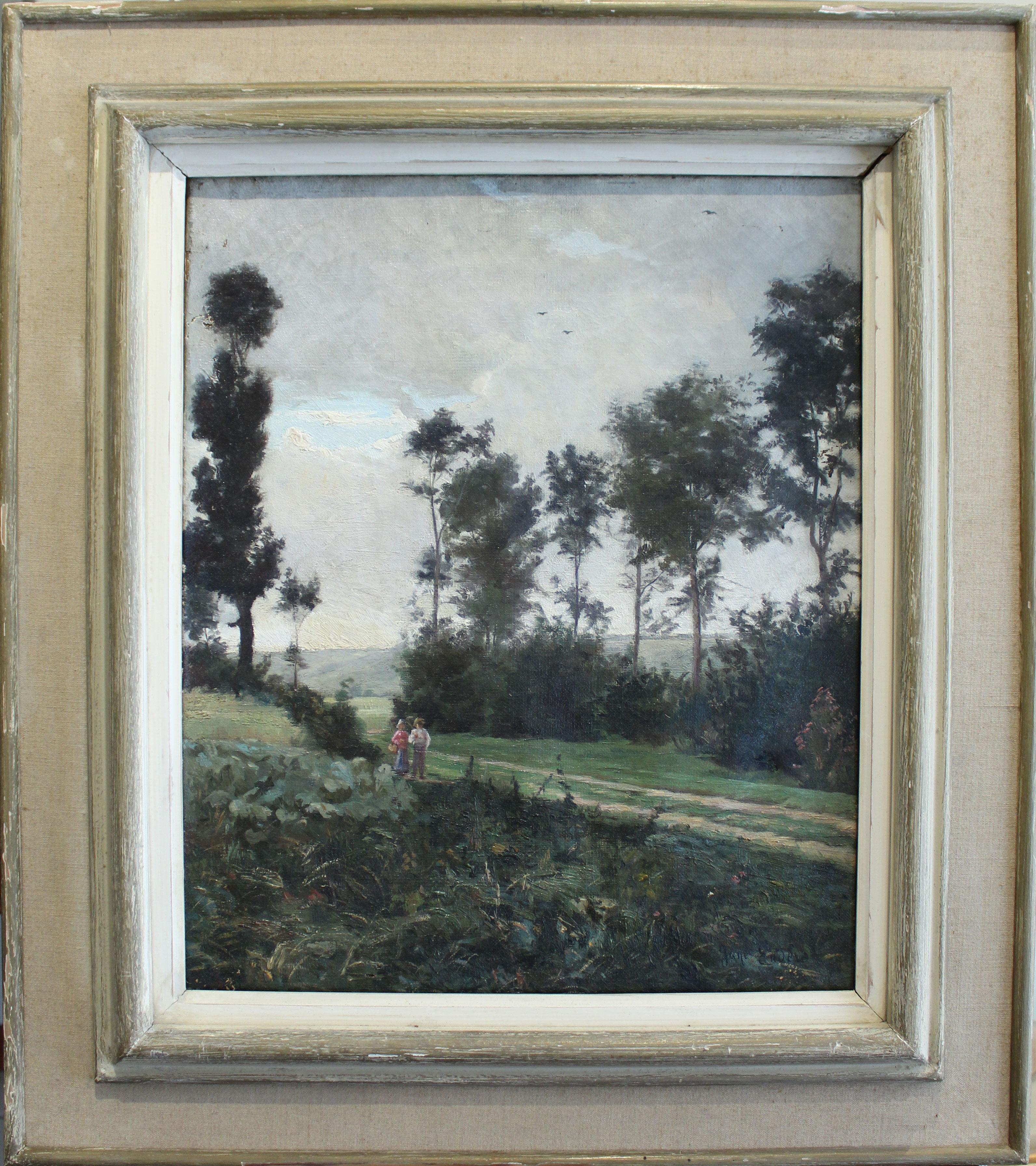 Jane Enders Landscape Painting – Landstraße
