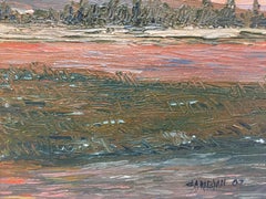 "Marshland", Contemporary Impressionist Landscape Painting