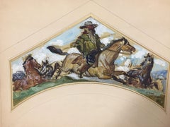 Felix Barrias, "Study for Argentine Commander"