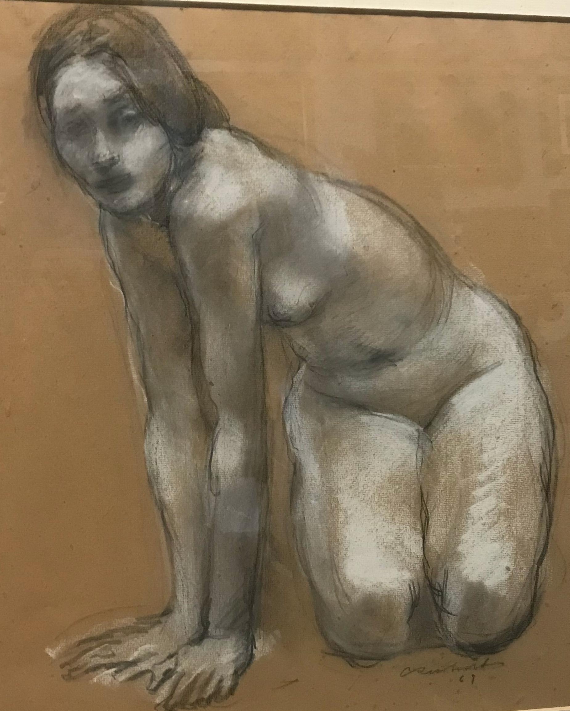 Charles Richards (New Orleans) "Crouching Woman"