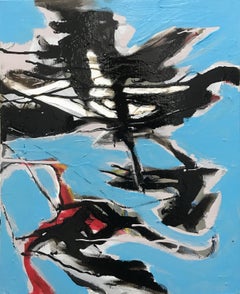 "The Announcement" - Contemporary Abstract Painting