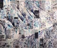 Britney Penouilh "Liquefaction" - Contemporary Multimedia Abstract Painting