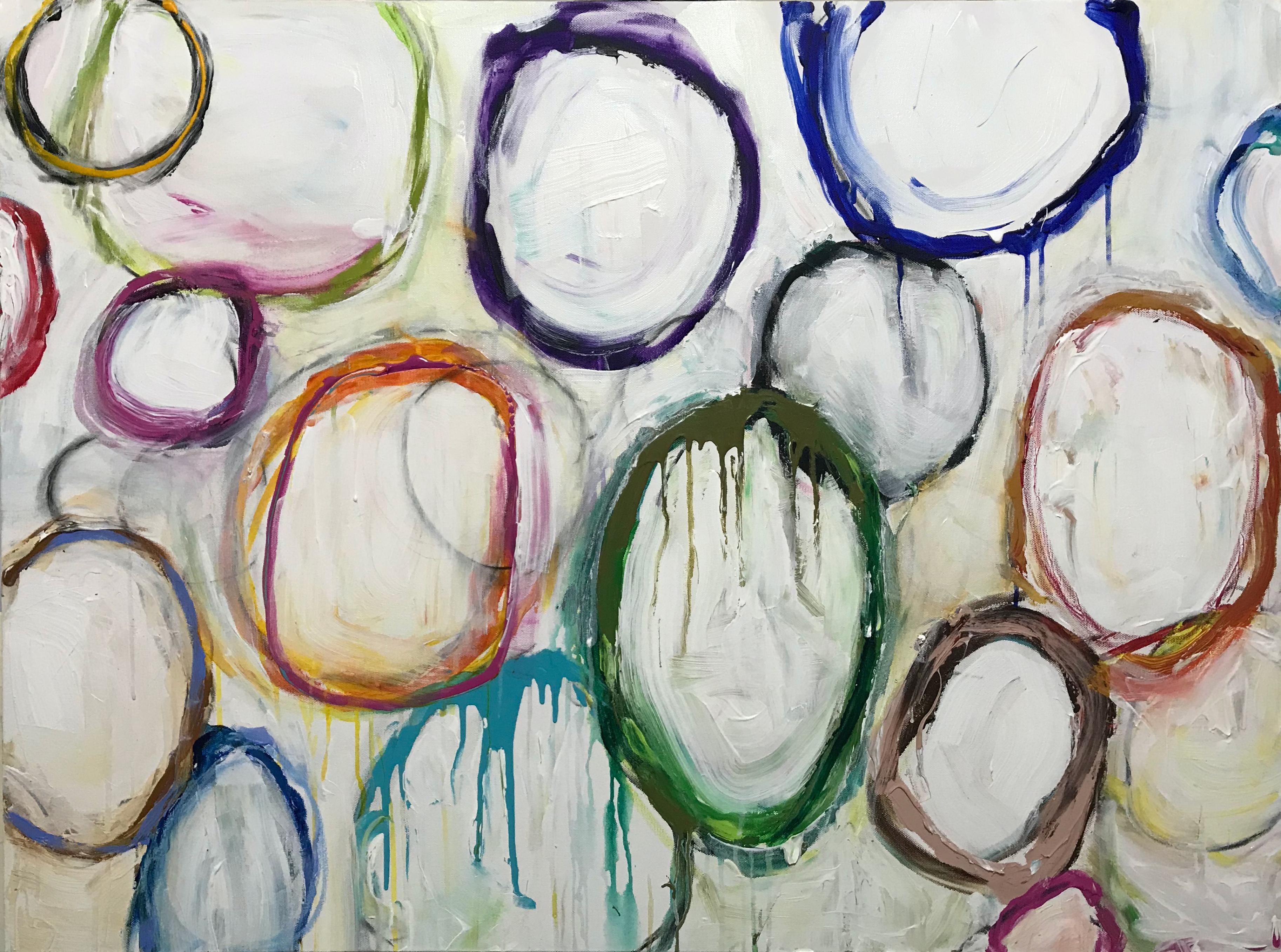 G. Campbell Lyman Abstract Painting - Aggregate #7