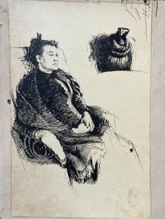Study for a Seated Woman (by leader of "Southern Art Renaissance")
