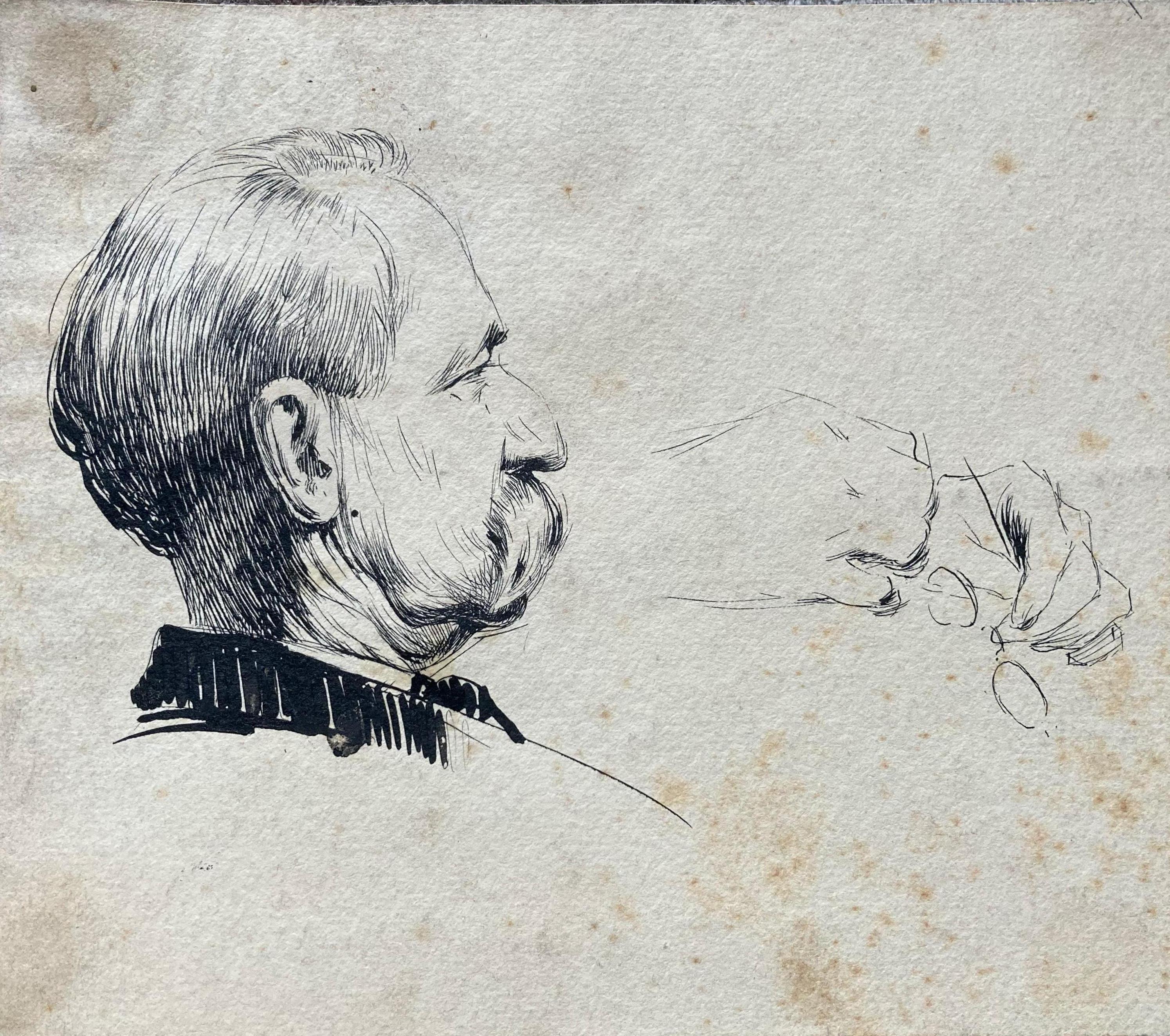 Gentiluomo con i baffi (dal leader di "Southern Art Renaissance") - Antico
