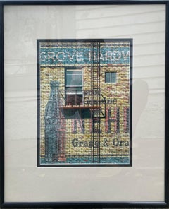 ""Grove Hardware"" - Gerahmtes Fotorealistisches Aquarellgemälde im Superrealismus