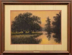 Alexander Drysdale (New Orleans), "Lagoon with Oaks"