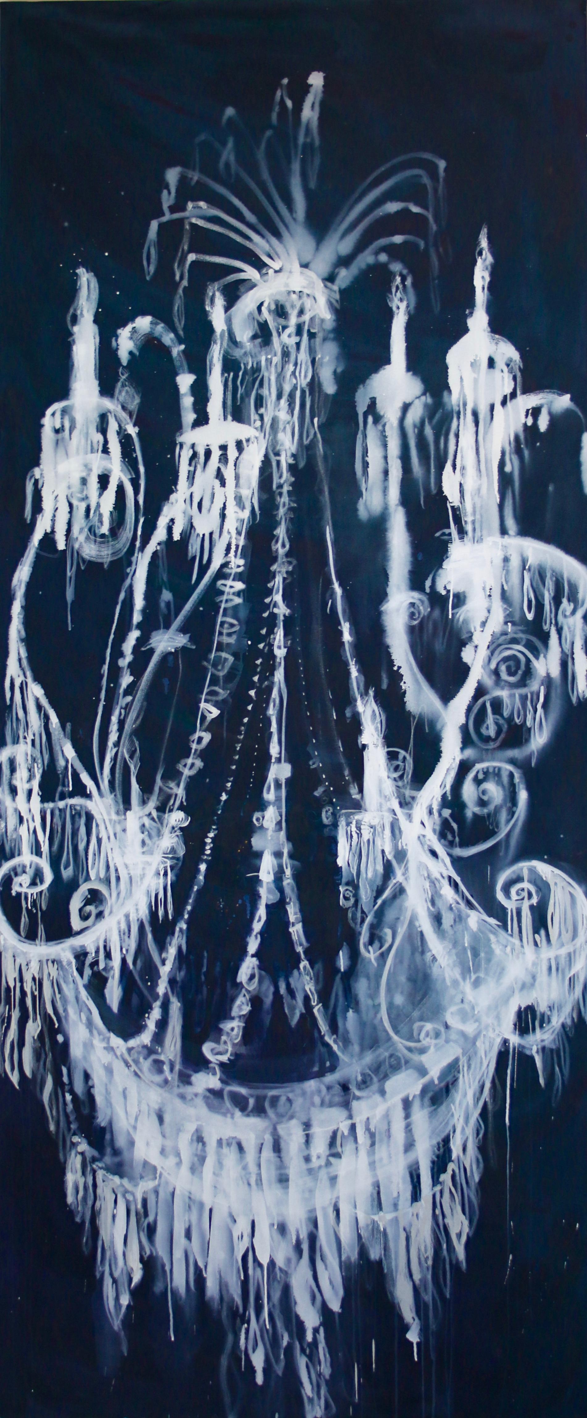 Antlers #5 - Painting by Lizbeth Mitty