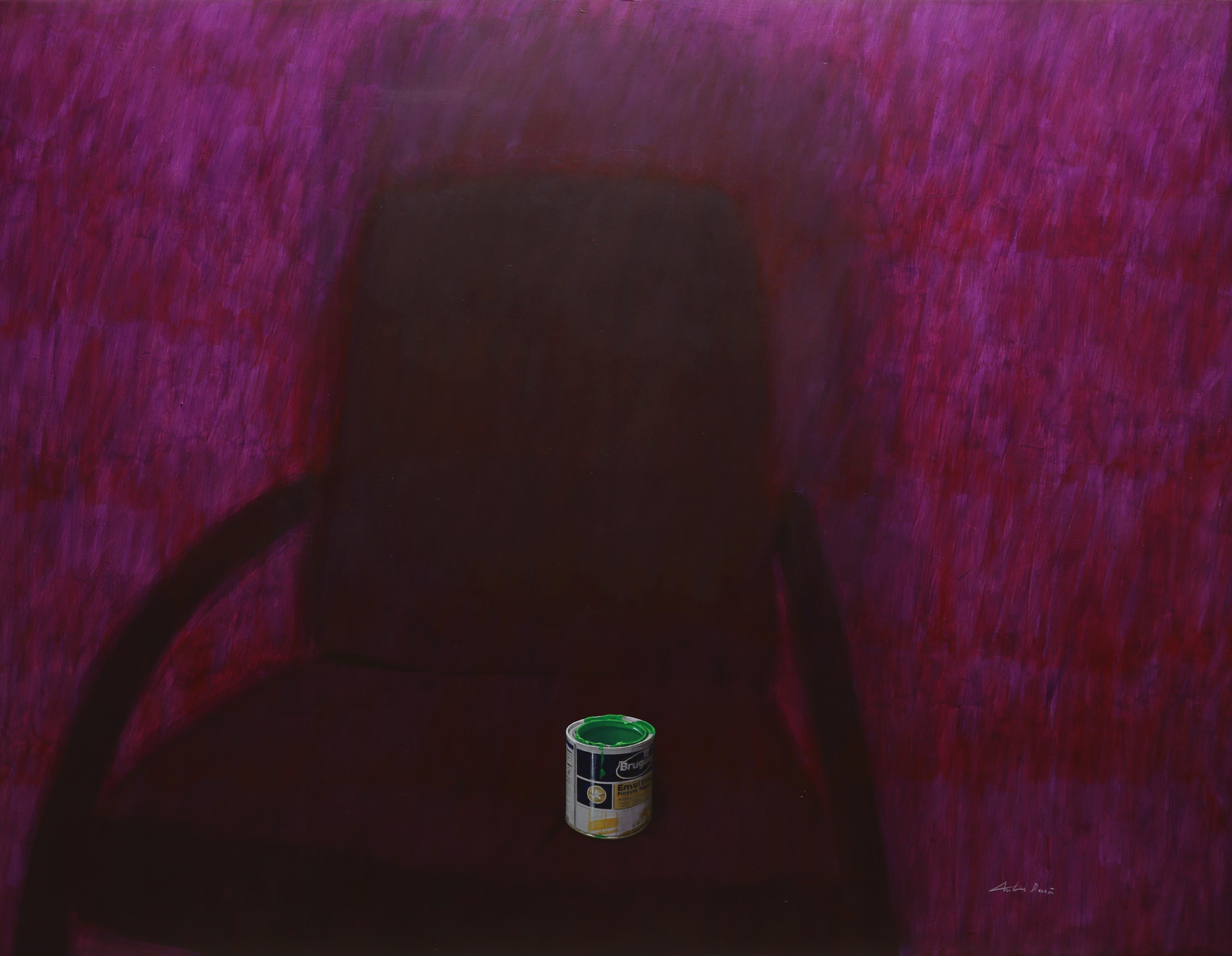 Antoni Dura Interior Painting - Pintura Morada (Purple Paint)