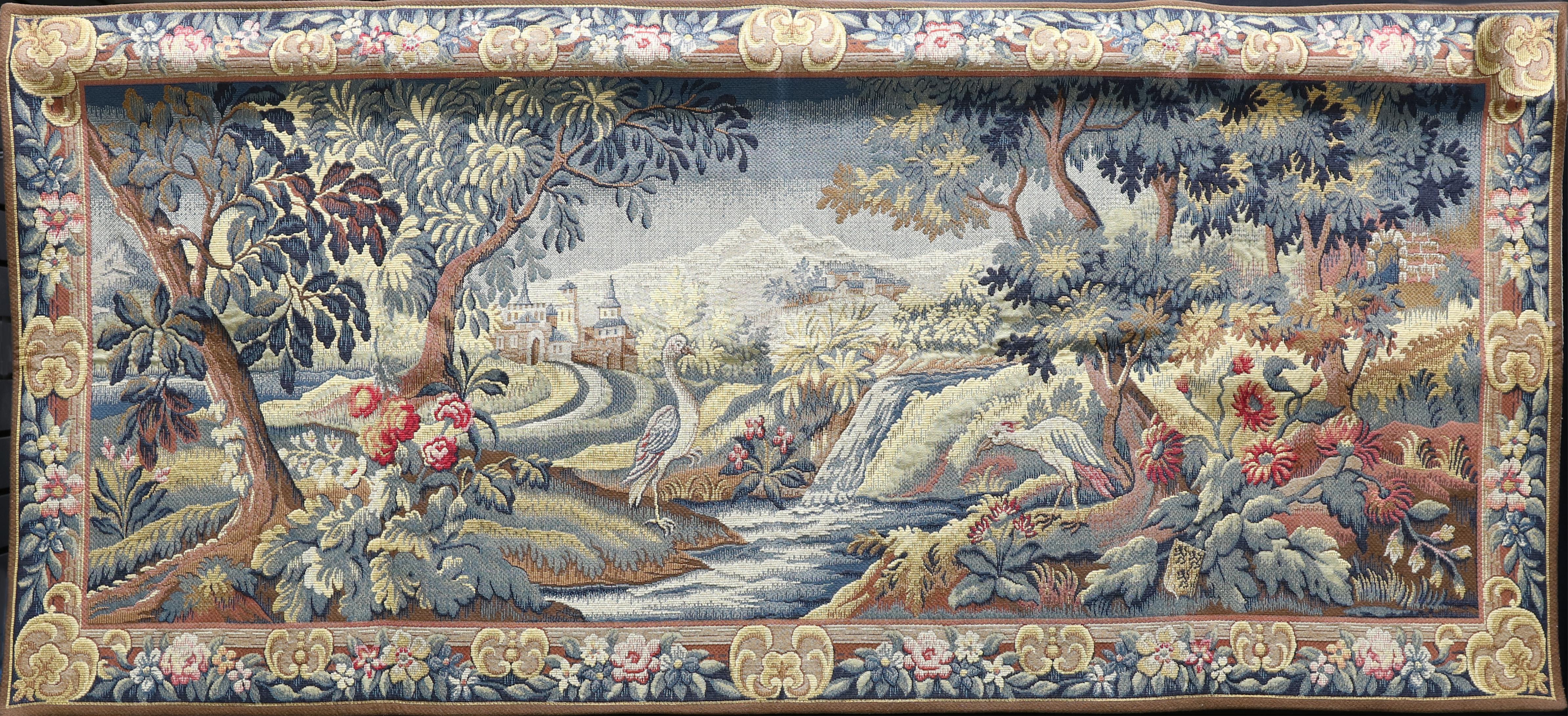 Verdure Champleury- Landscape with Castle Tapestry - Art by Unknown
