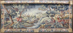 Vintage Verdure Champleury- Landscape with Castle Tapestry