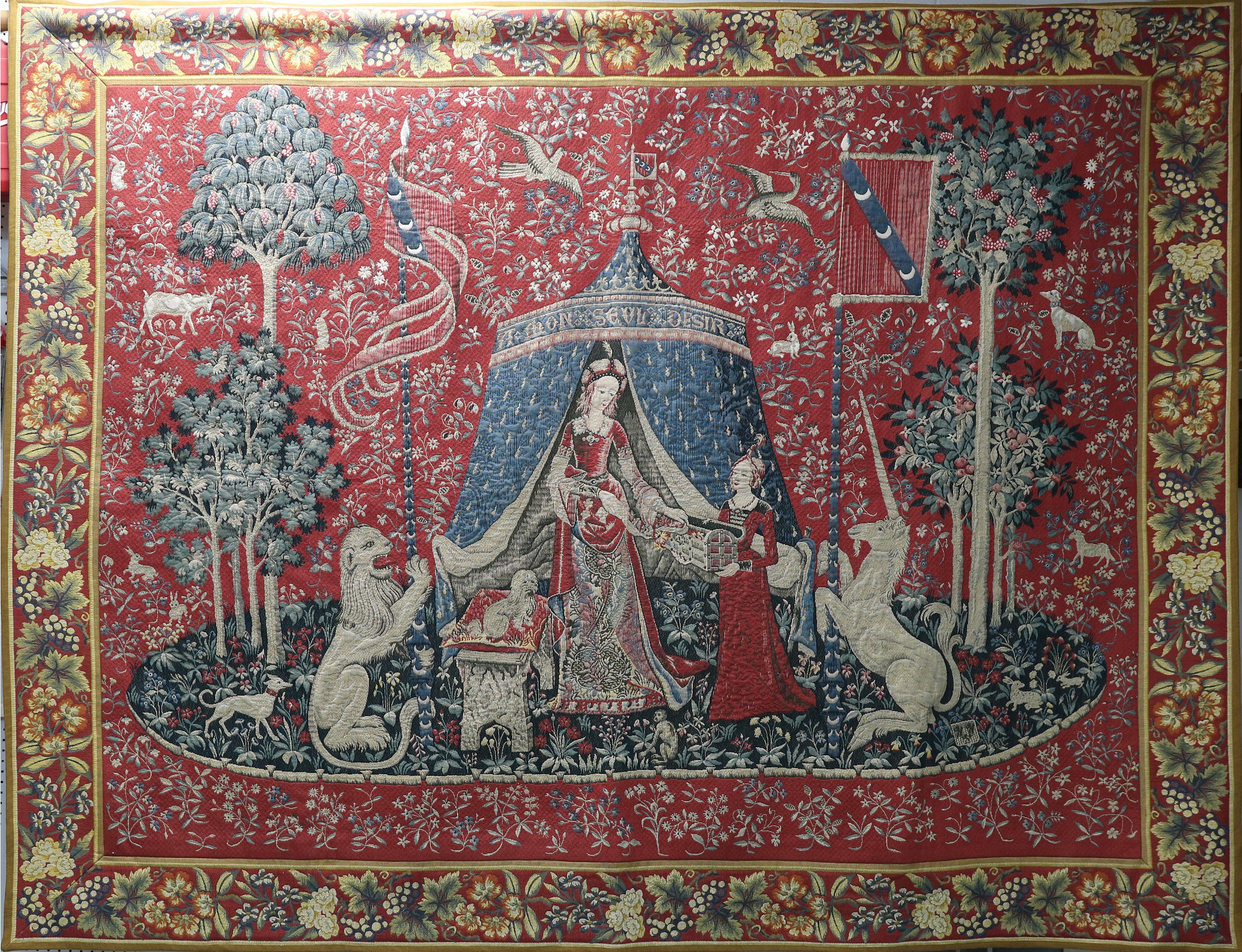 "A Mon Seul Desir" My Only Desire Tapestry