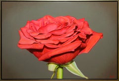 "Red Beauty" by Manuel Higueras 39" x 59" Oil on Canvas
