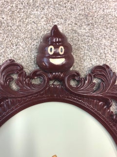 "__Head" by Pat Hobaugh 12" x 9.5" Oil & Latex on Panel