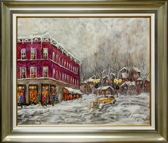 "Shopping Downtown" by Andrea Berenguer 26" x 31" Oil on Canvas