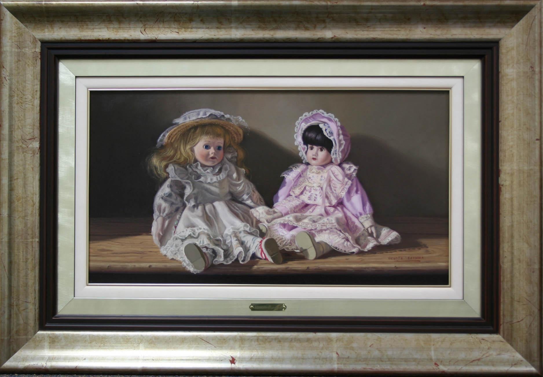 Item is in excellent condition and has only been displayed in a gallery setting. Item includes frame; framed dimensions are approximately 34 x 24 inches. 

Vincente Esparza was born in Graus, Huesca in 1946.  In 1967 he began his studies at La