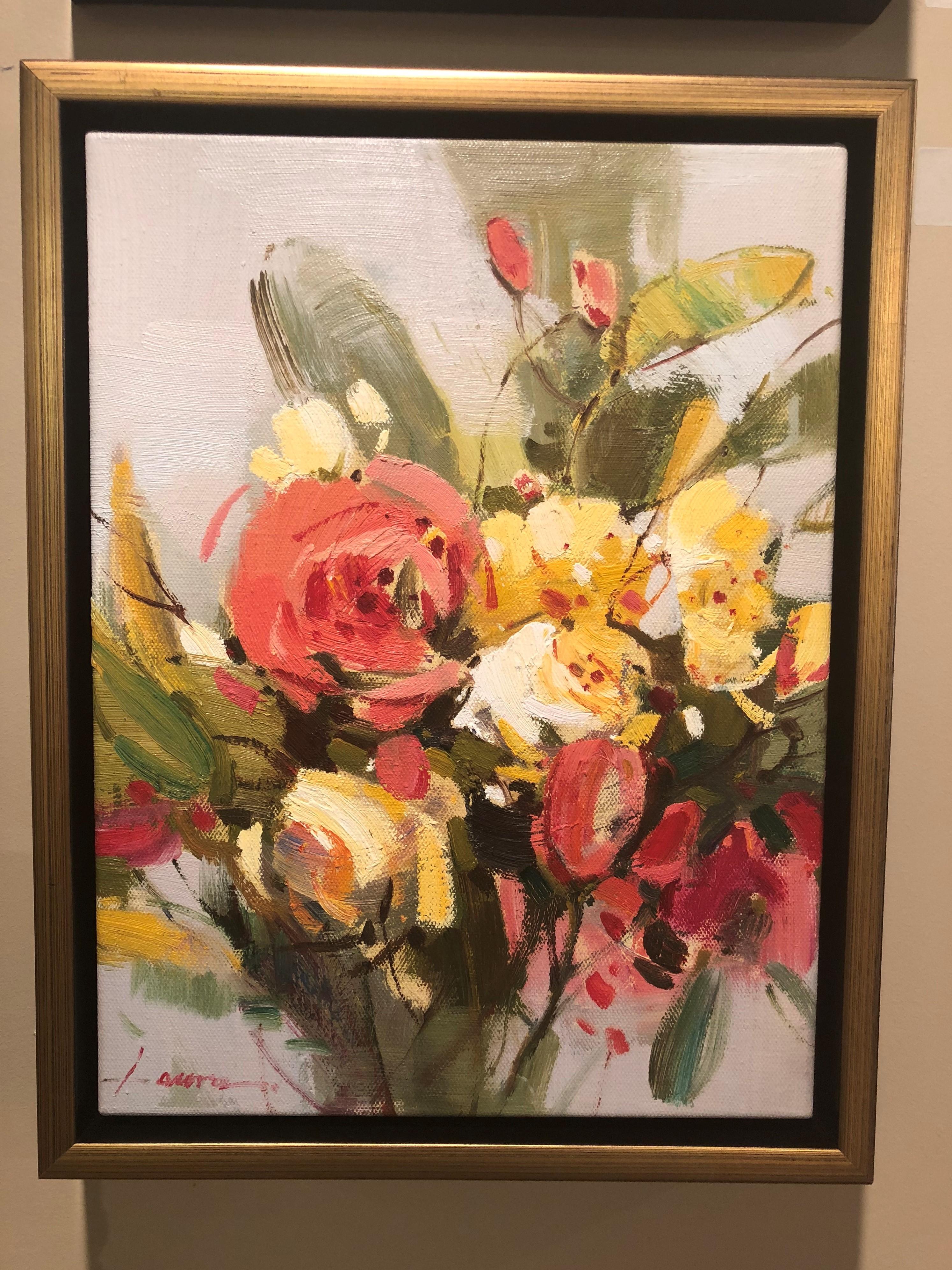 Item is in excellent condition and has only been displayed in a gallery setting. Item includes custom built frame; framed dimensions are approximately 14 x 18 inches.

Laura was born May 15th, 1983 at TaeRings City, RyoLing Providence in China.
