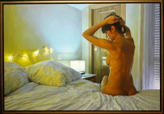 "Instantes de Intimidad (Intimate Moments)" Oil on Canvas by Fidel Molina 
