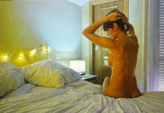 "Instantes de Intimidad (Intimate Moments)" Oil on Canvas by Fidel Molina