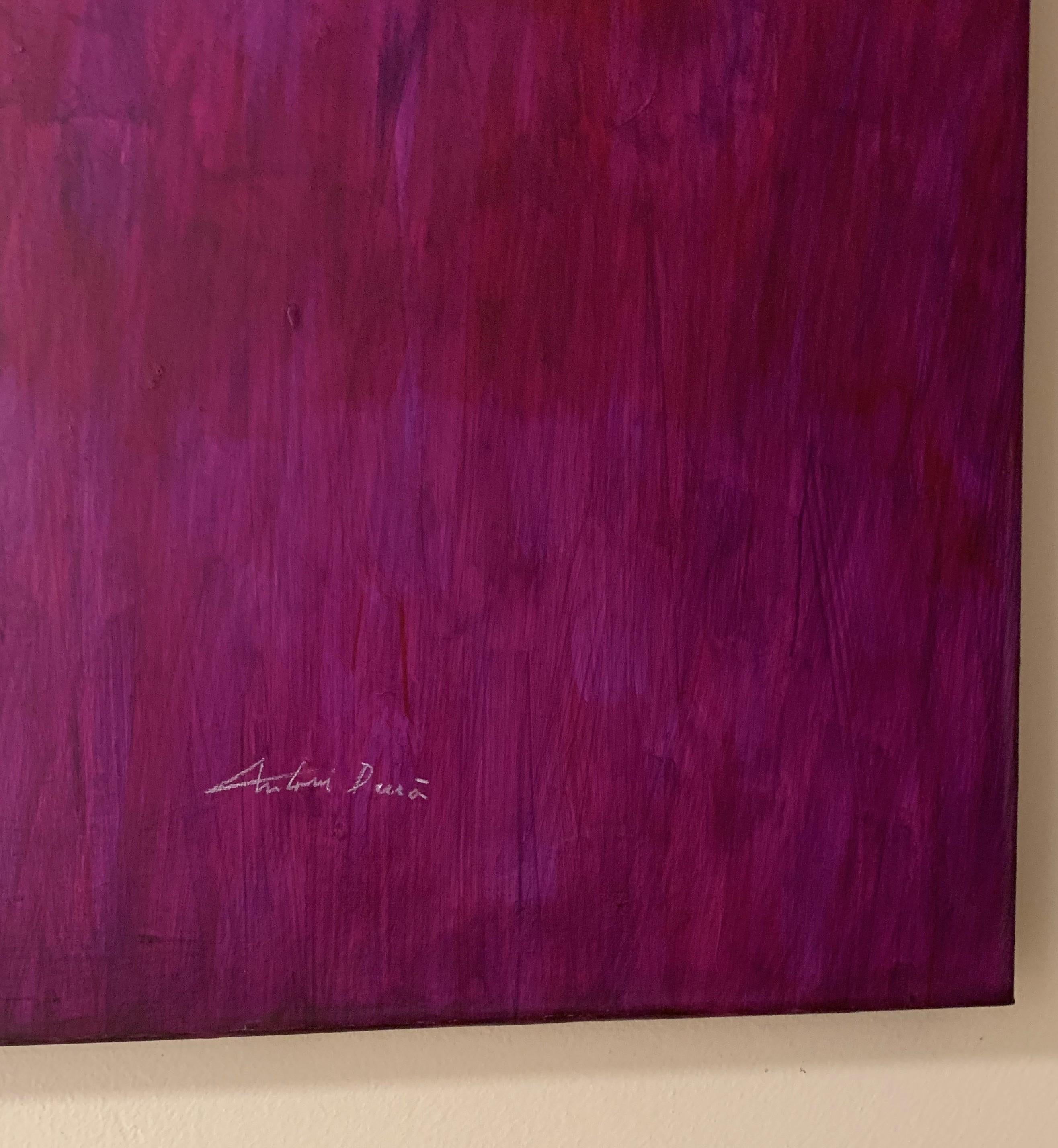 Pintura Morada (Purple Paint) - Contemporary Painting by Antoni Dura