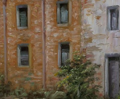 "Outside of Town" by Antonio Huerta 20 x 26 inches Oil on Canvas