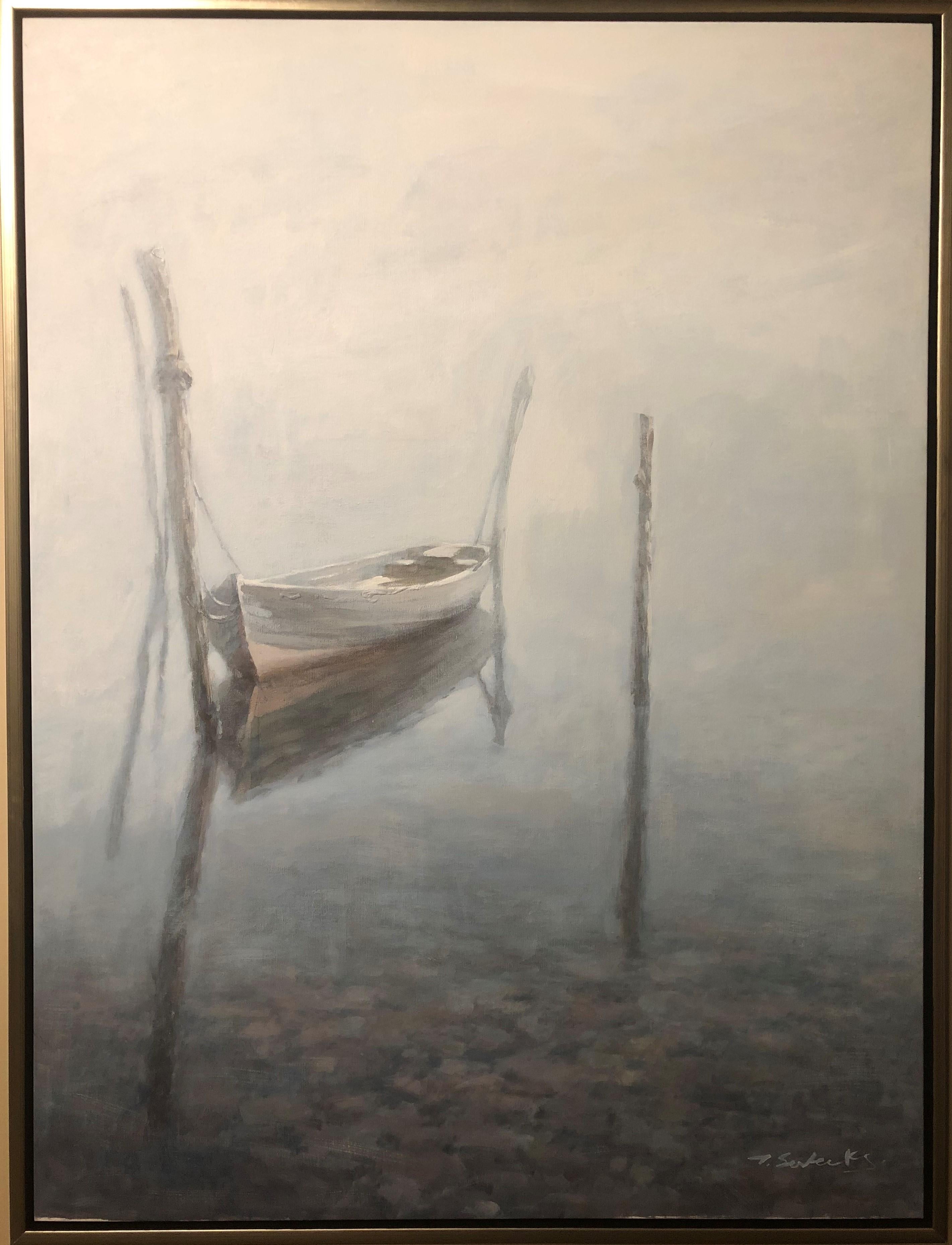 Item is in excellent condition and has only been displayed in a gallery setting. Item includes custom built frame; framed dimensions are approximately 38 x 50 inches.

T. Sevecks was born on May 19th, 1972 in Gillim Providence. Ever since he was a