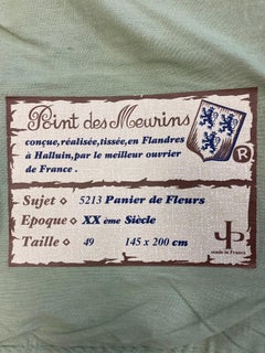 "Arazzo con cesto di fiori "Panier Fleuri