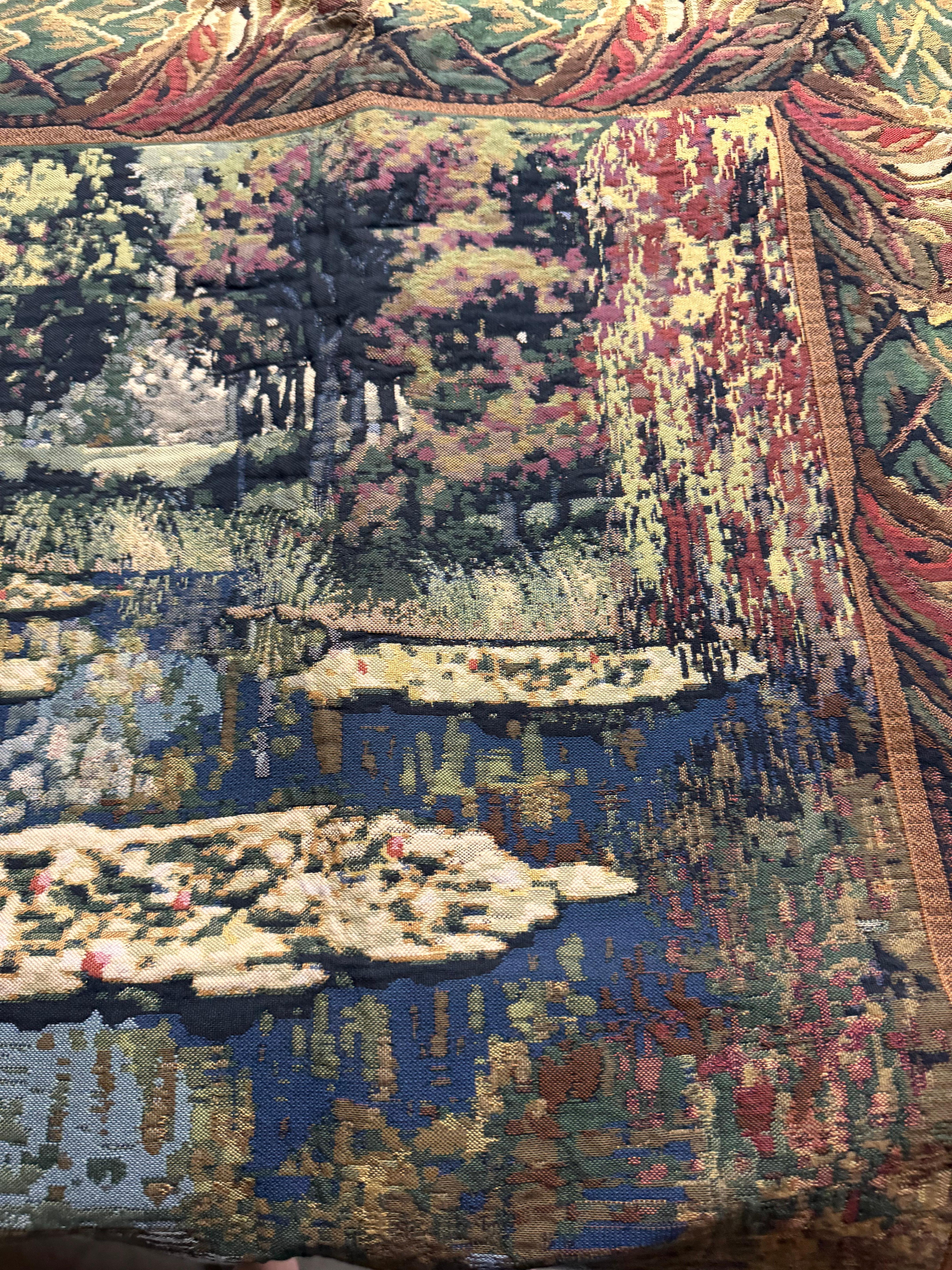 Tapisserie d'inspiration Monet inspirée du lac Giverny en vente 6