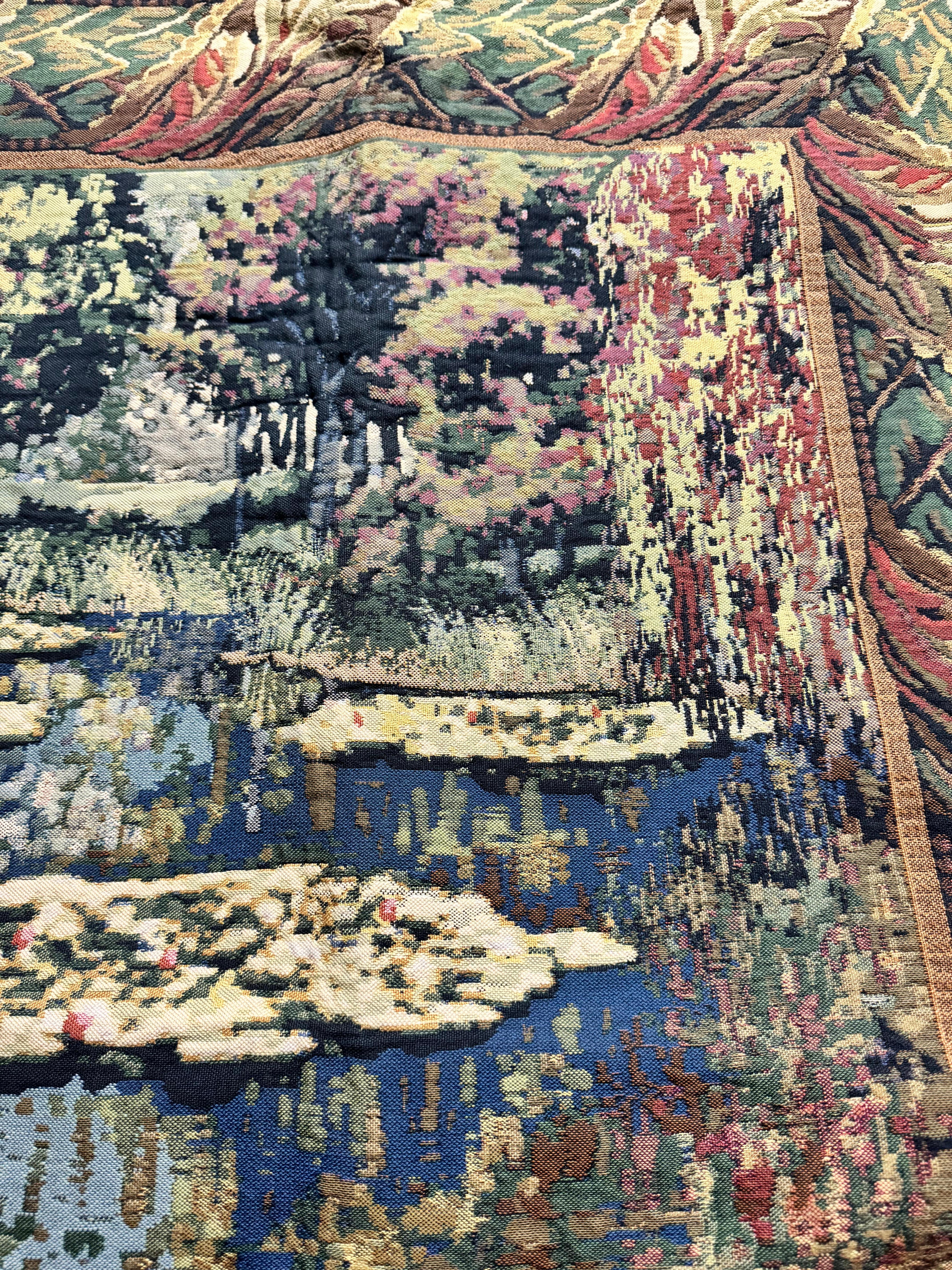 Tapisserie d'inspiration Monet inspirée du lac Giverny en vente 5
